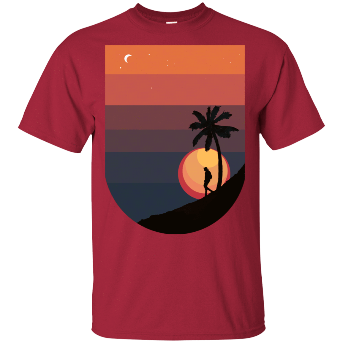 T-Shirts Cardinal / S Sun T-Shirt