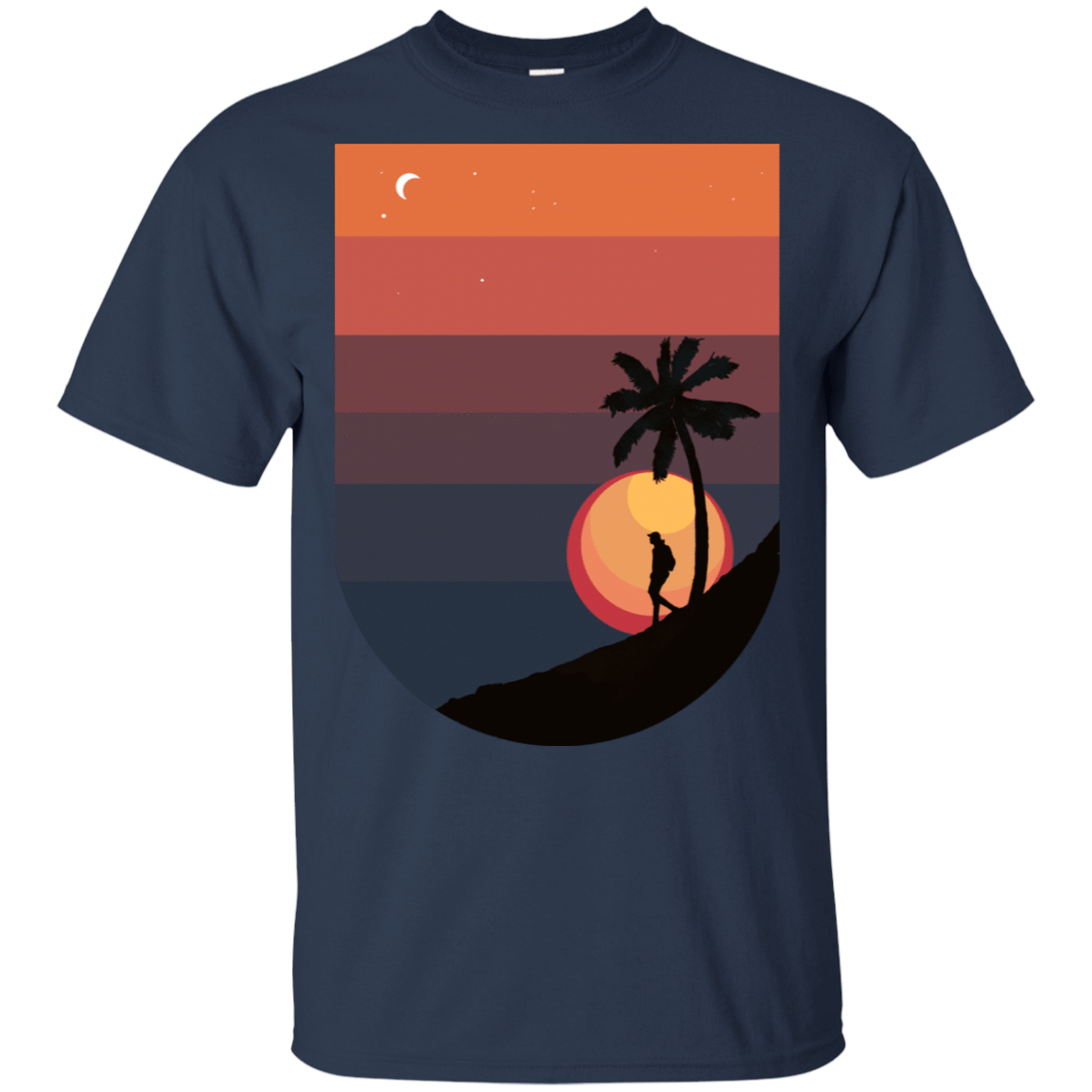 T-Shirts Navy / S Sun T-Shirt