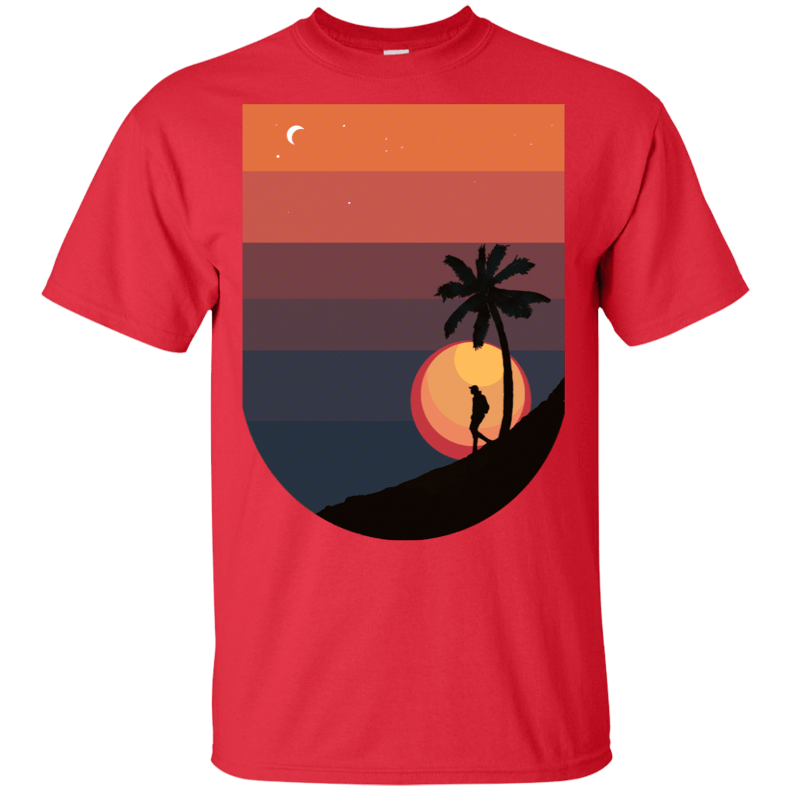 T-Shirts Red / S Sun T-Shirt