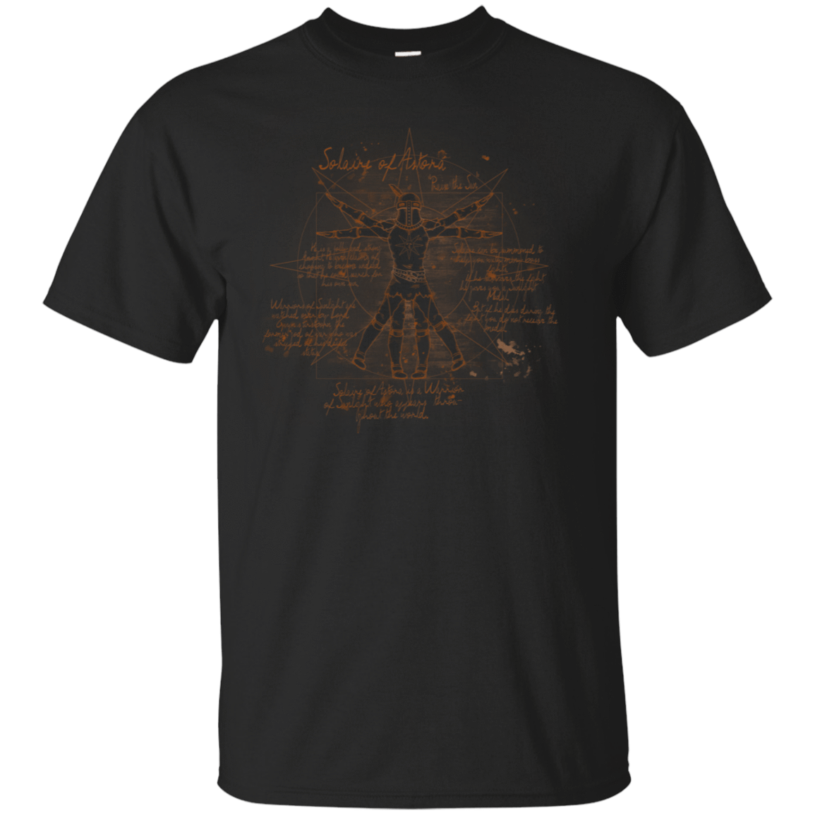 T-Shirts Black / S Sun Vitruvian T-Shirt