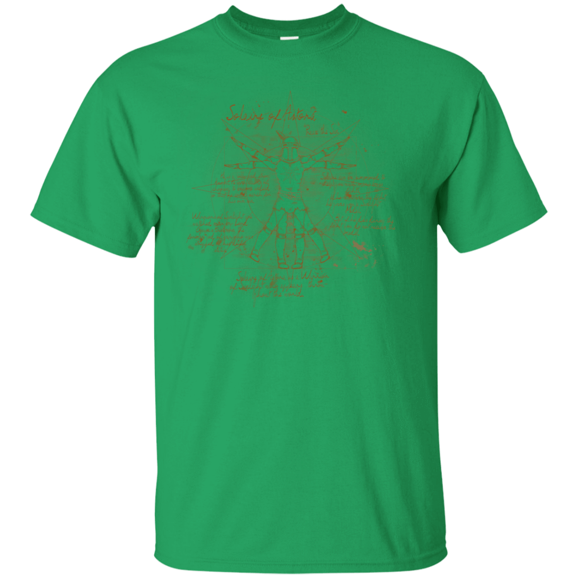 T-Shirts Irish Green / S Sun Vitruvian T-Shirt
