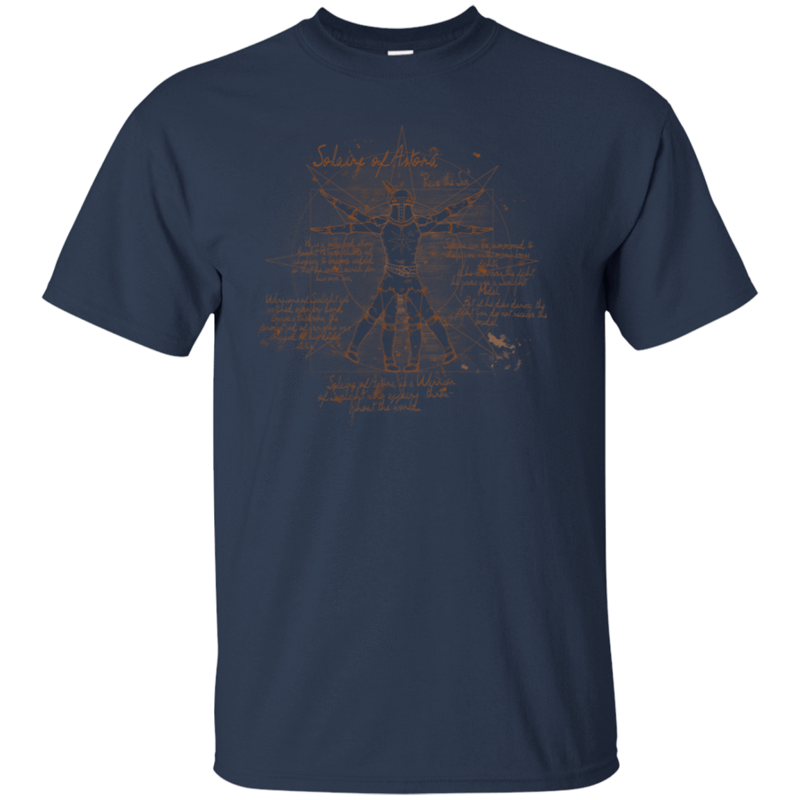 T-Shirts Navy / S Sun Vitruvian T-Shirt