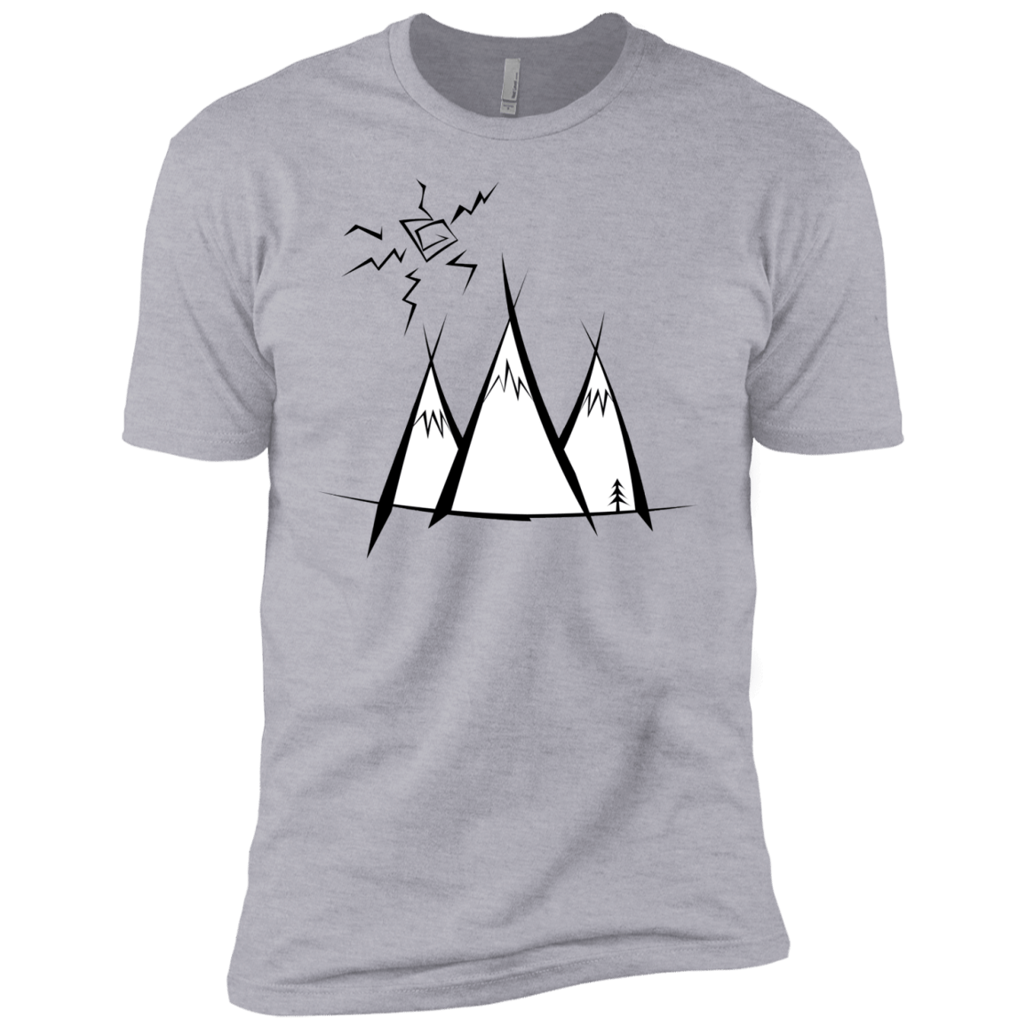 Sunny Mountains Boys Premium T-Shirt