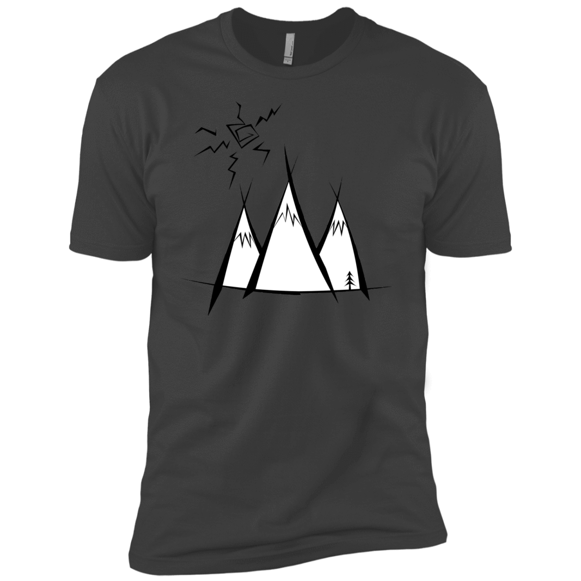 Sunny Mountains Boys Premium T-Shirt