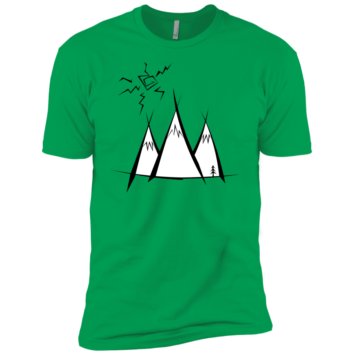 Sunny Mountains Boys Premium T-Shirt