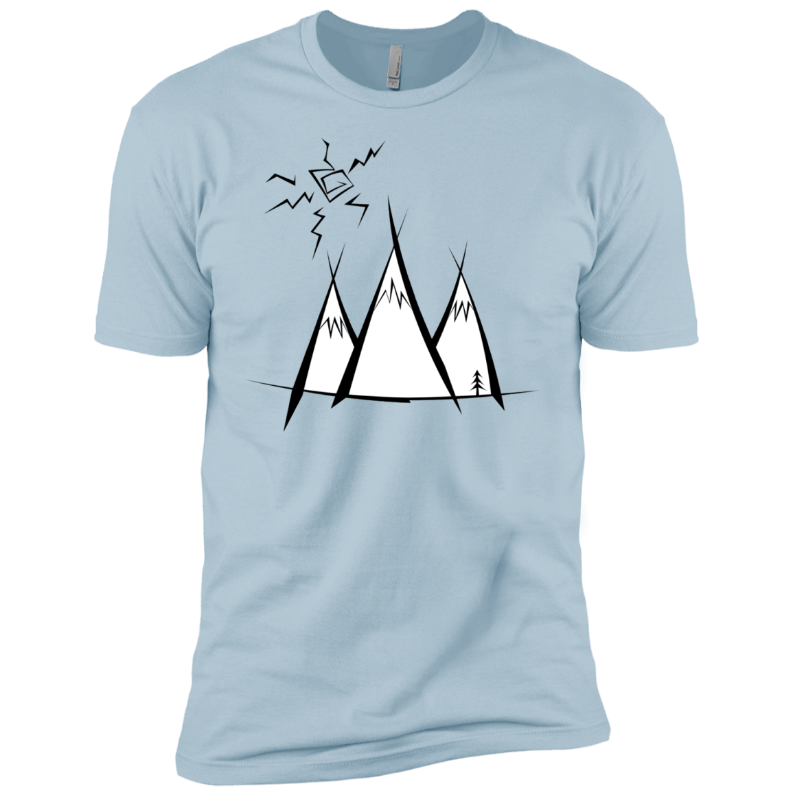 Sunny Mountains Boys Premium T-Shirt