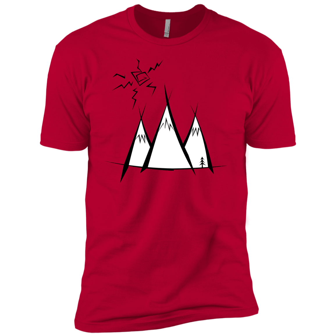 Sunny Mountains Boys Premium T-Shirt