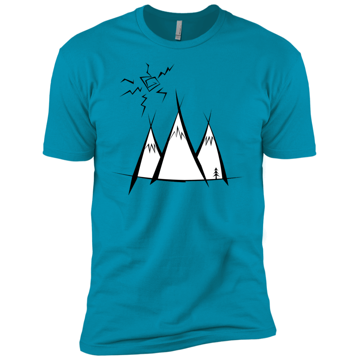 Sunny Mountains Boys Premium T-Shirt