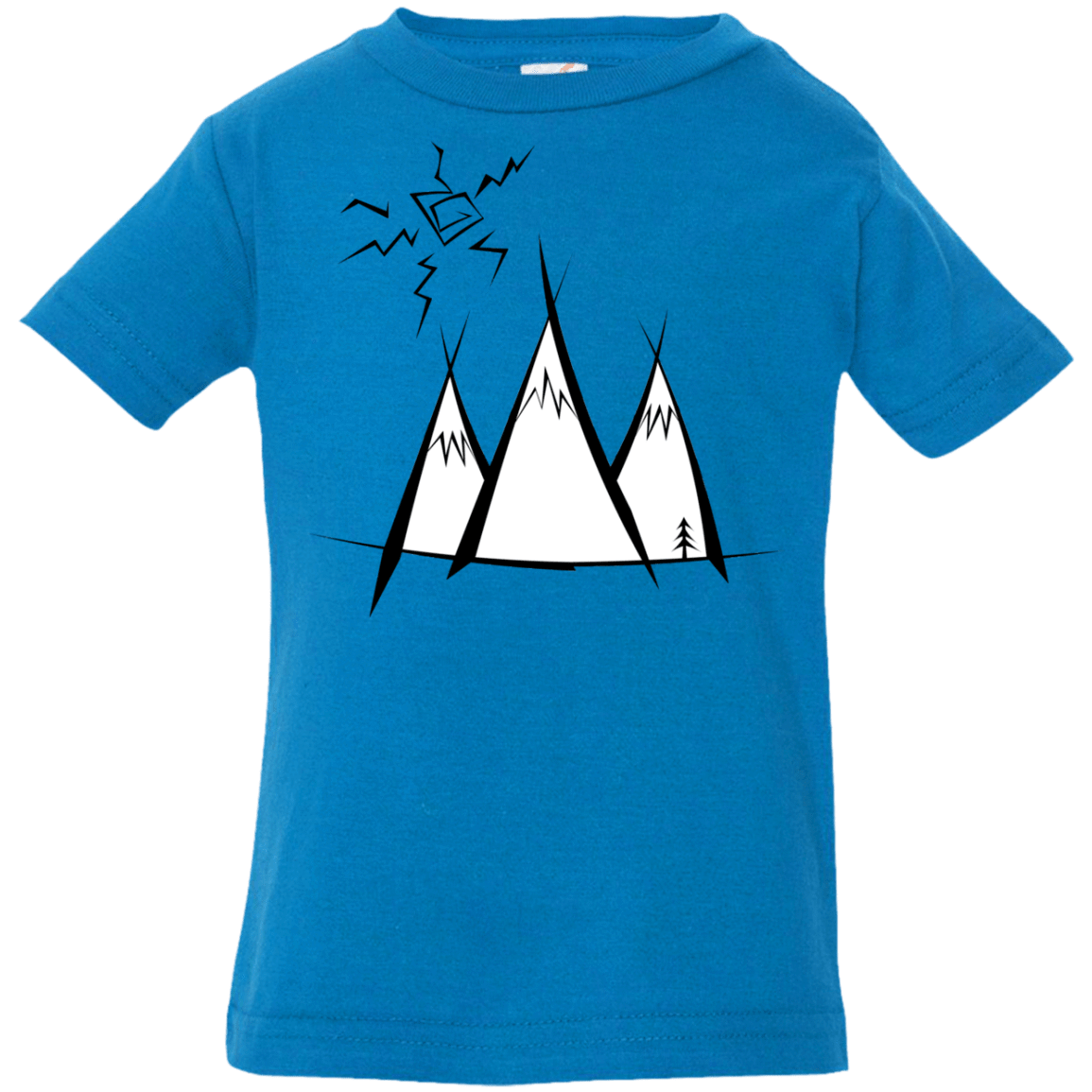 T-Shirts Cobalt / 6 Months Sunny Mountains Infant Premium T-Shirt