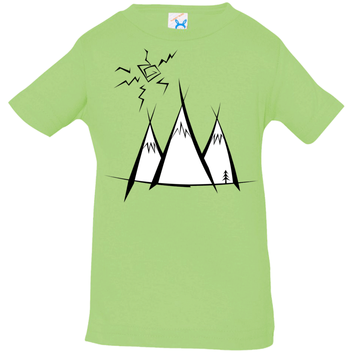 T-Shirts Key Lime / 6 Months Sunny Mountains Infant Premium T-Shirt