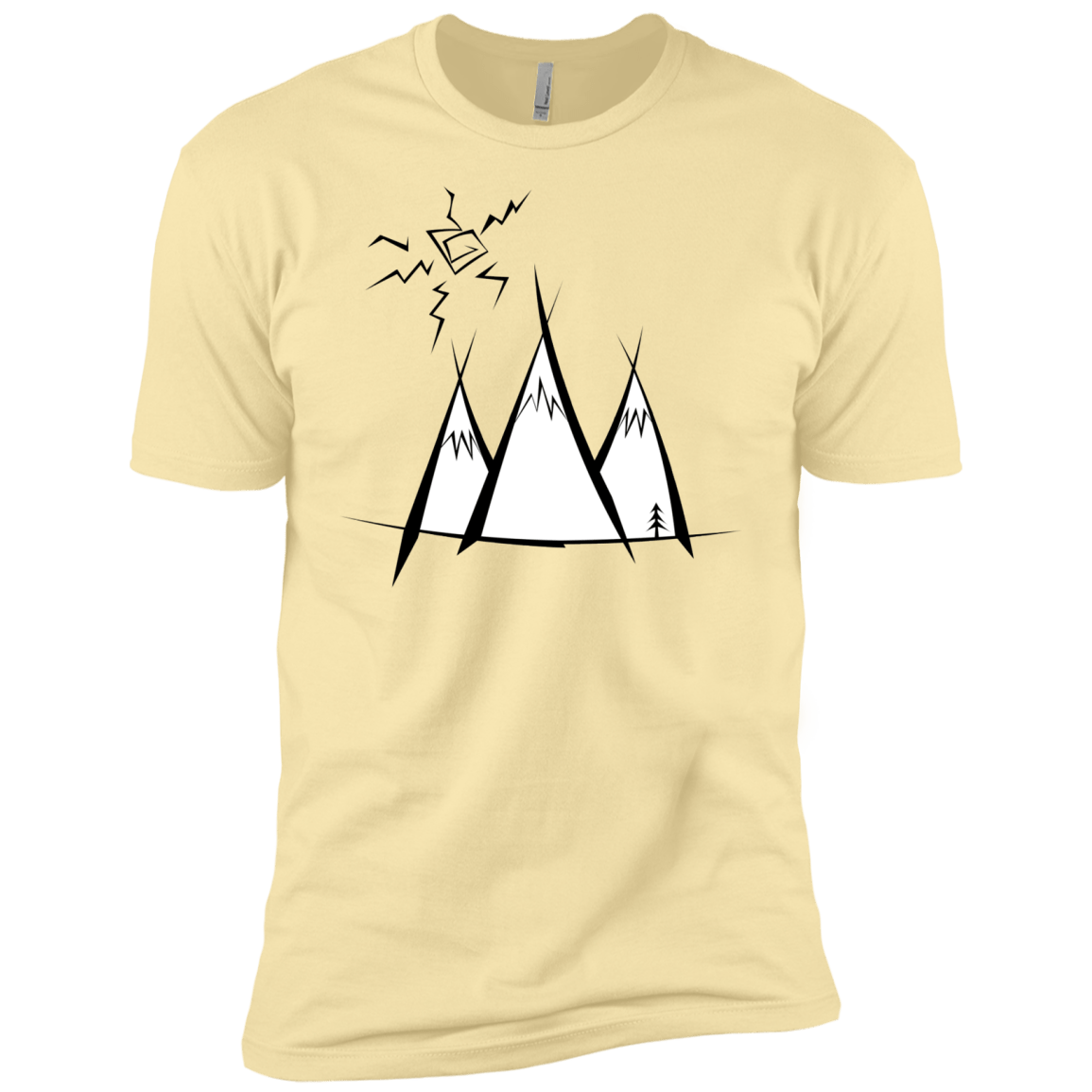 Sunny Mountains Men's Premium T-Shirt