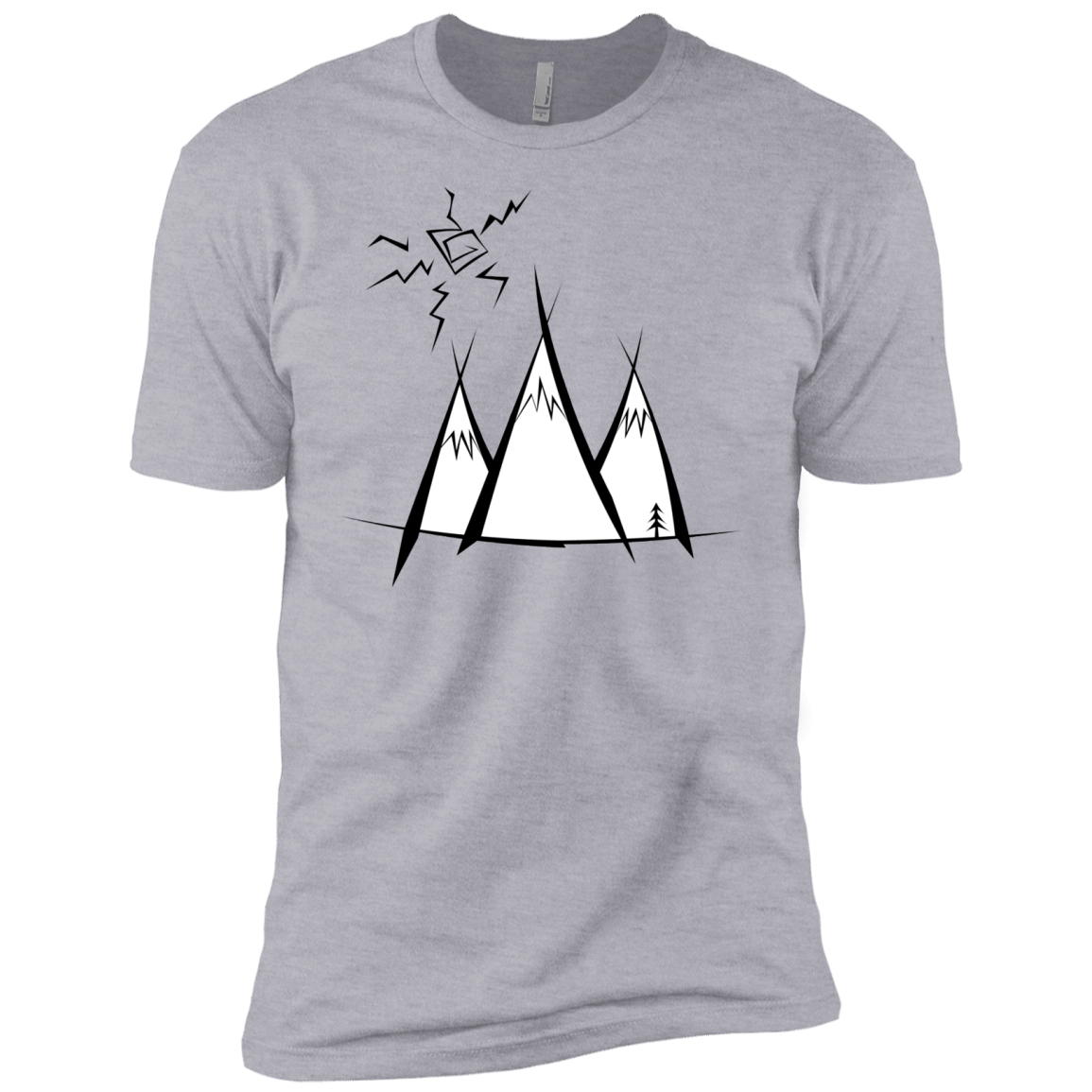 Sunny Mountains Men's Premium T-Shirt