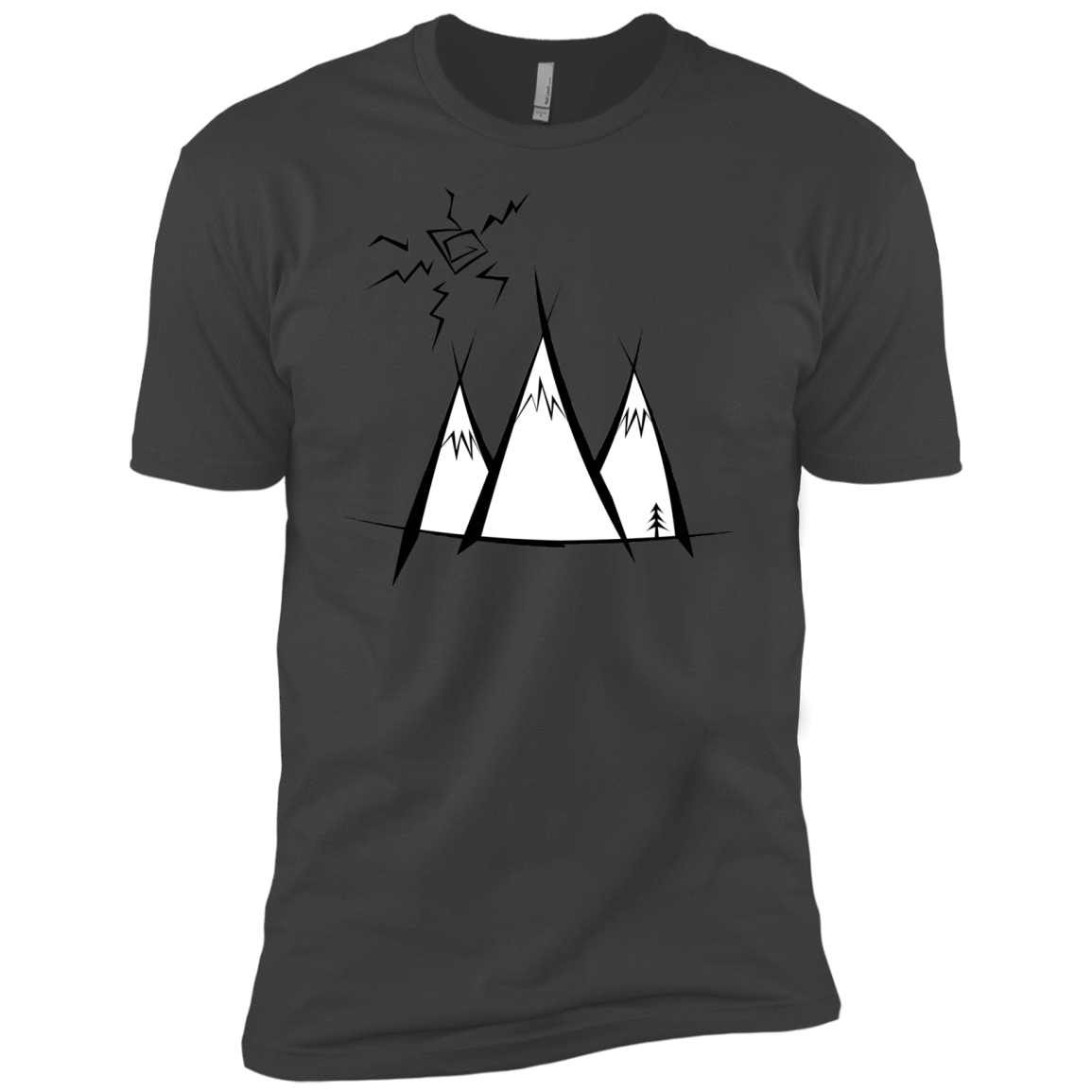 Sunny Mountains Men's Premium T-Shirt