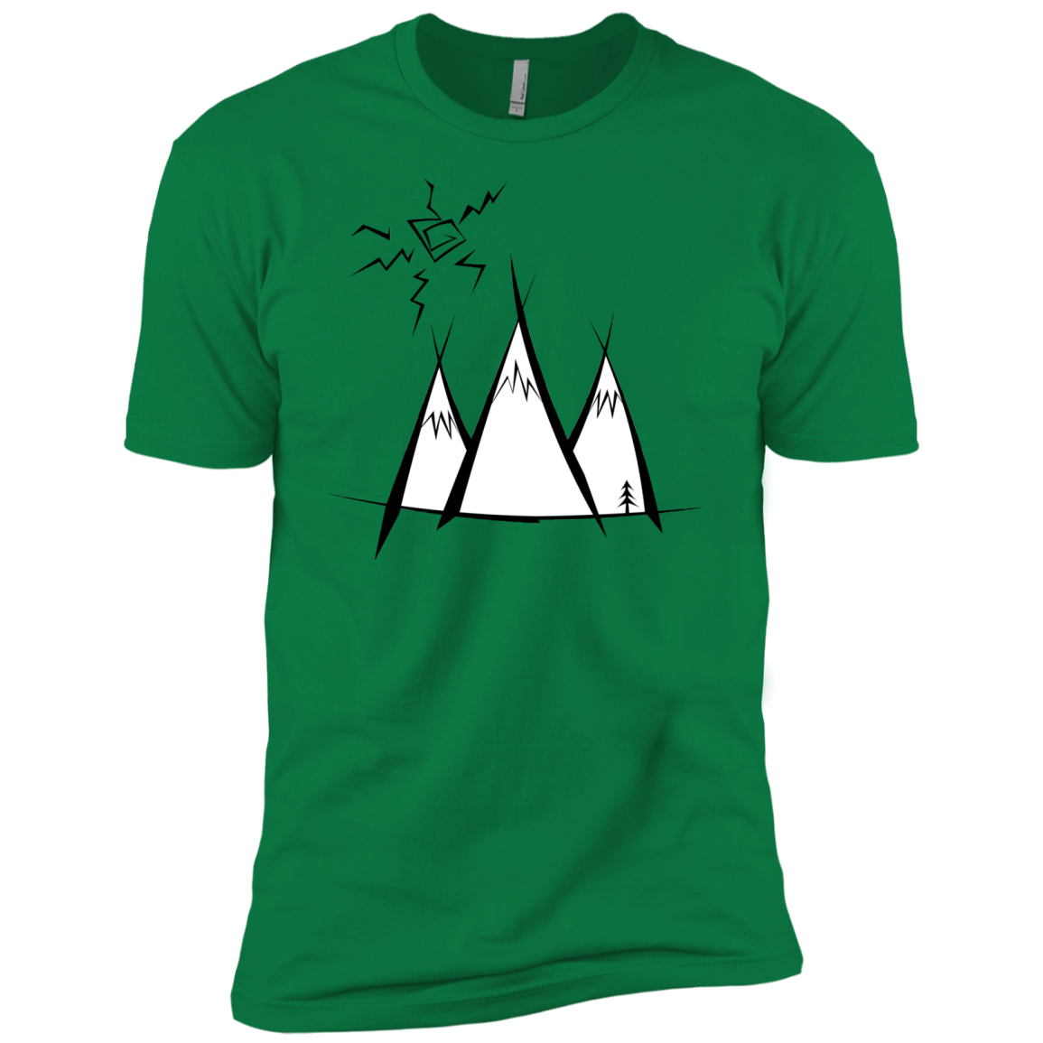 Sunny Mountains Men's Premium T-Shirt