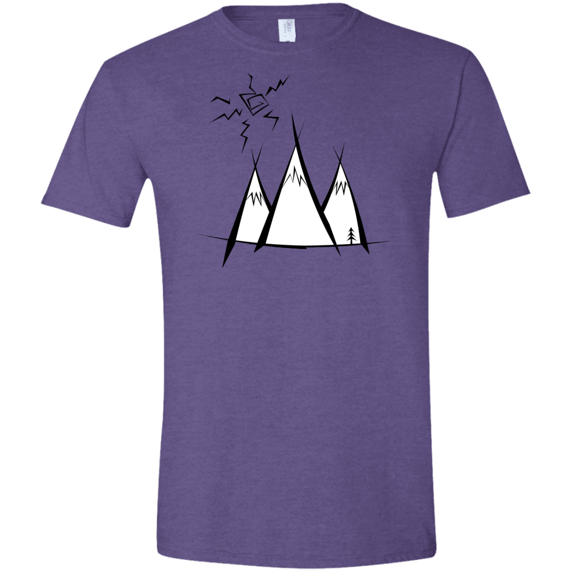 Sunny Mountains Men's Semi-Fitted Softstyle