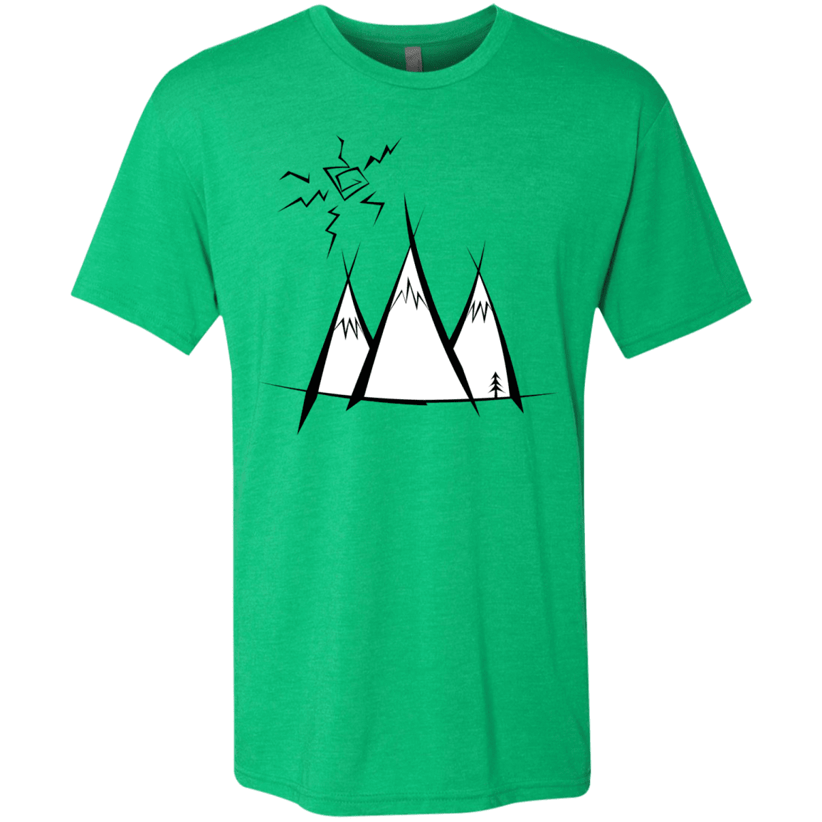 T-Shirts Envy / S Sunny Mountains Men's Triblend T-Shirt