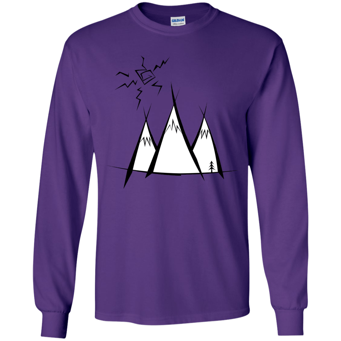 Sunny Mountains Youth Long Sleeve T-Shirt