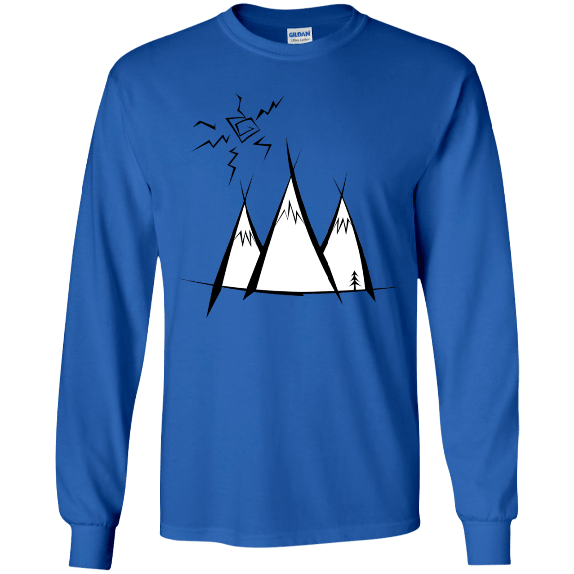 Sunny Mountains Youth Long Sleeve T-Shirt