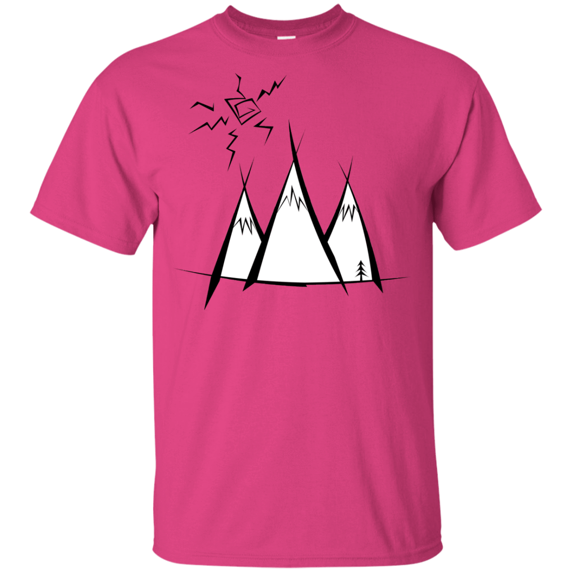 T-Shirts Heliconia / YXS Sunny Mountains Youth T-Shirt