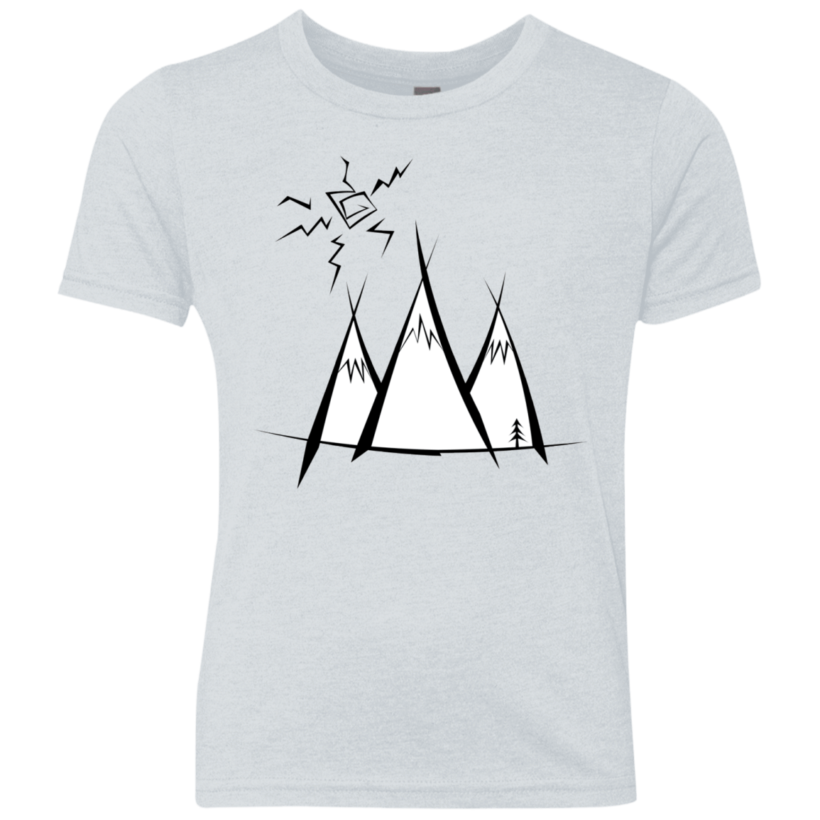 Sunny Mountains Youth Triblend T-Shirt