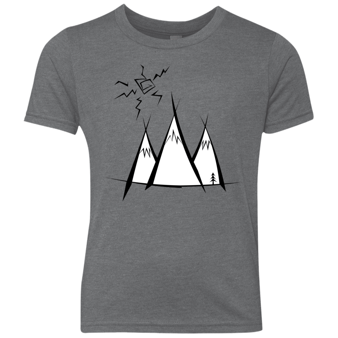 Sunny Mountains Youth Triblend T-Shirt
