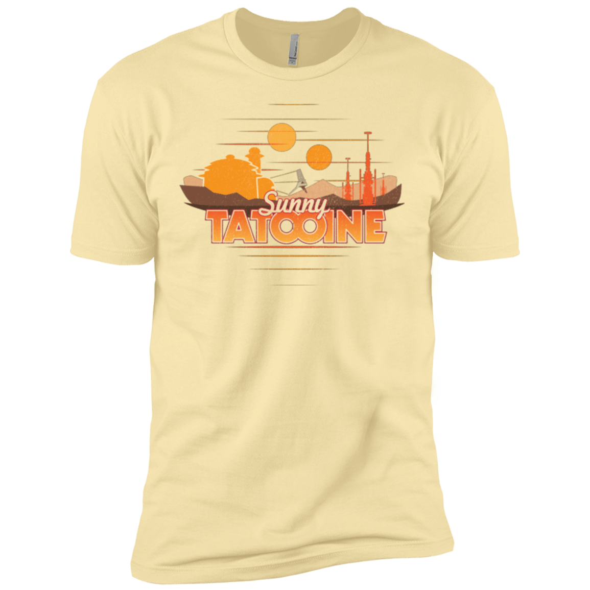 T-Shirts Banana Cream / X-Small Sunny Tatooine Men's Premium T-Shirt