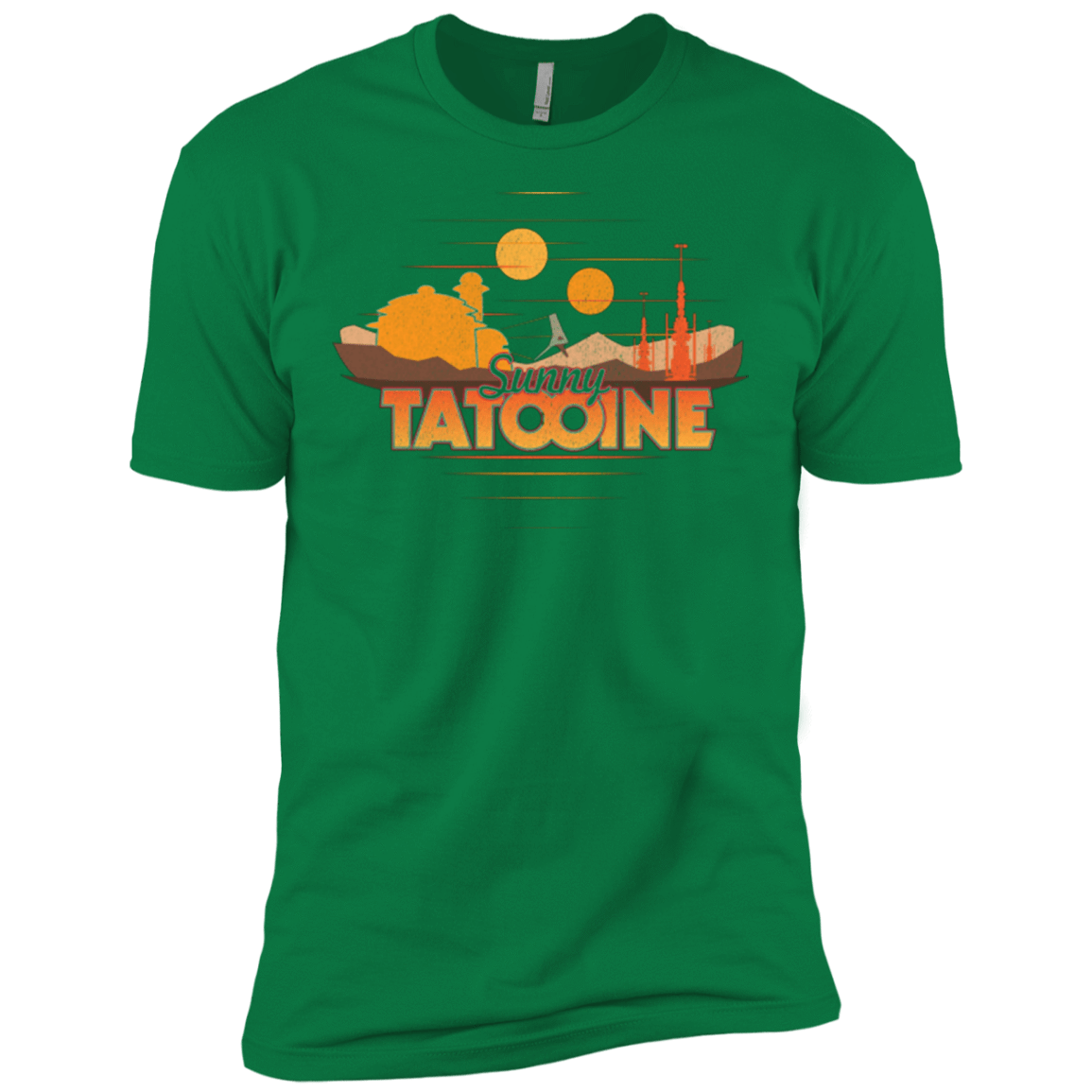 T-Shirts Kelly Green / X-Small Sunny Tatooine Men's Premium T-Shirt