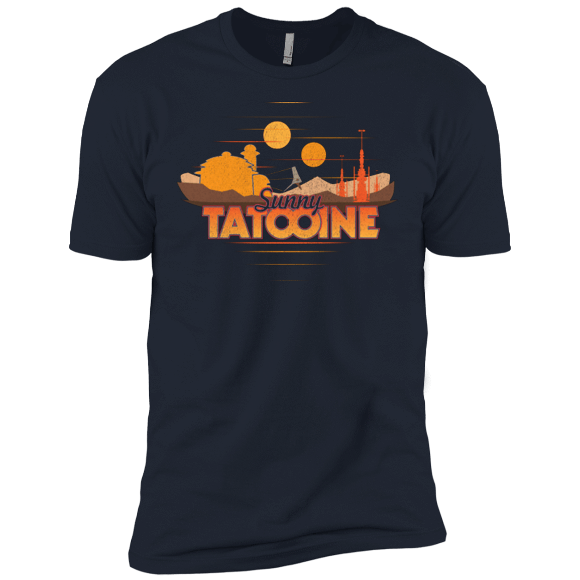 T-Shirts Midnight Navy / X-Small Sunny Tatooine Men's Premium T-Shirt