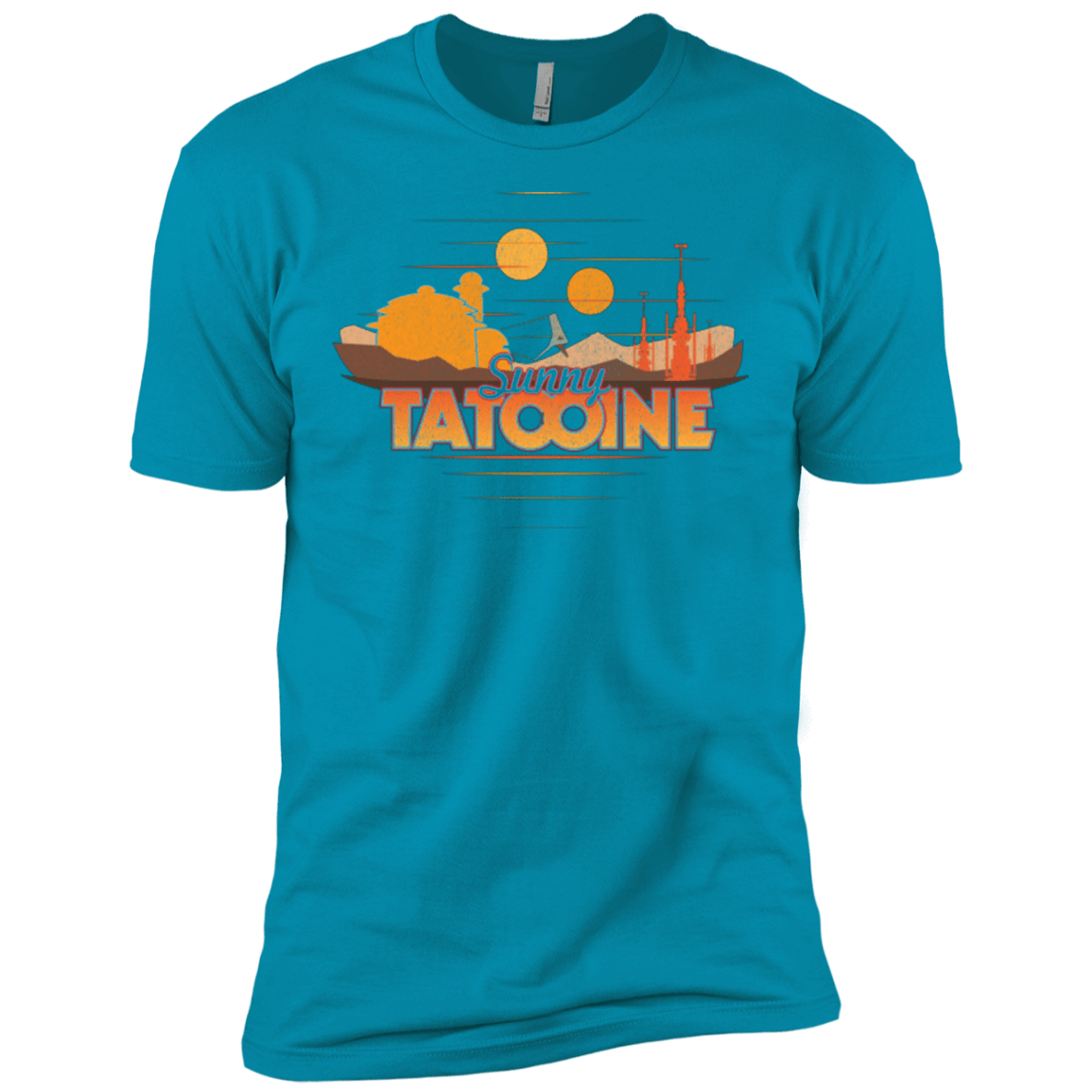 T-Shirts Turquoise / X-Small Sunny Tatooine Men's Premium T-Shirt