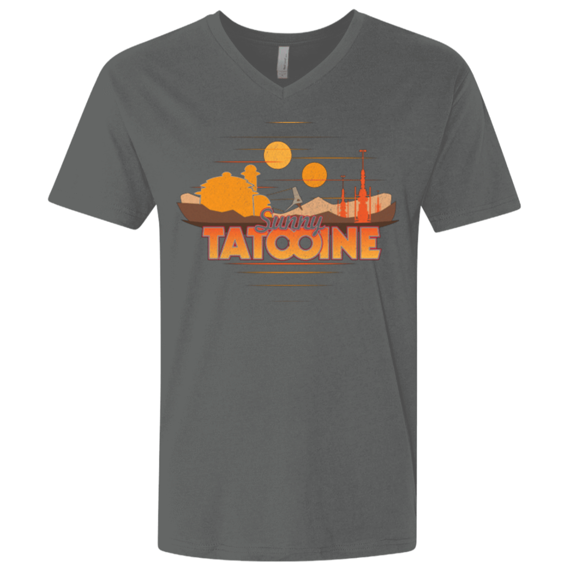 T-Shirts Heavy Metal / X-Small Sunny Tatooine Men's Premium V-Neck