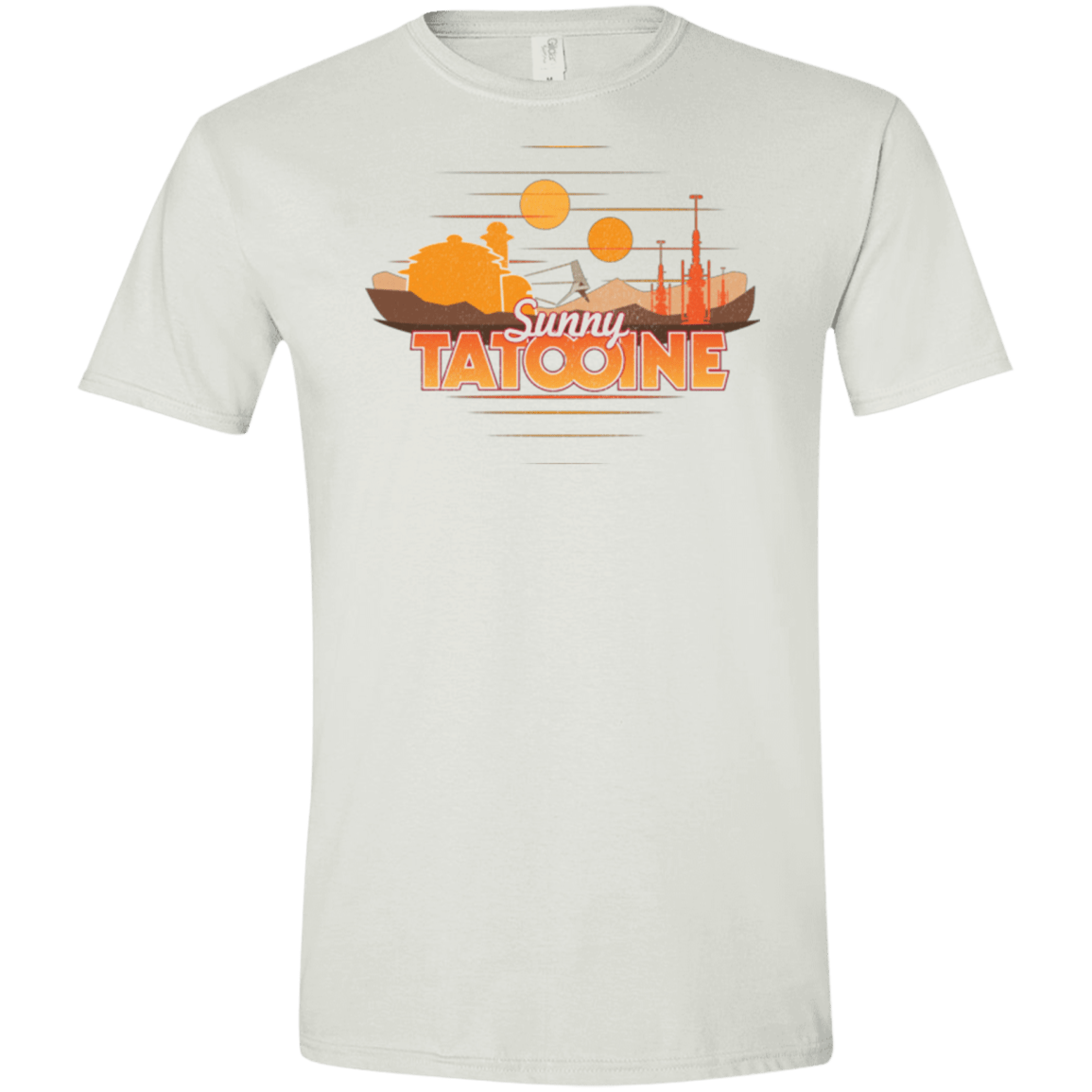 T-Shirts White / X-Small Sunny Tatooine Men's Semi-Fitted Softstyle