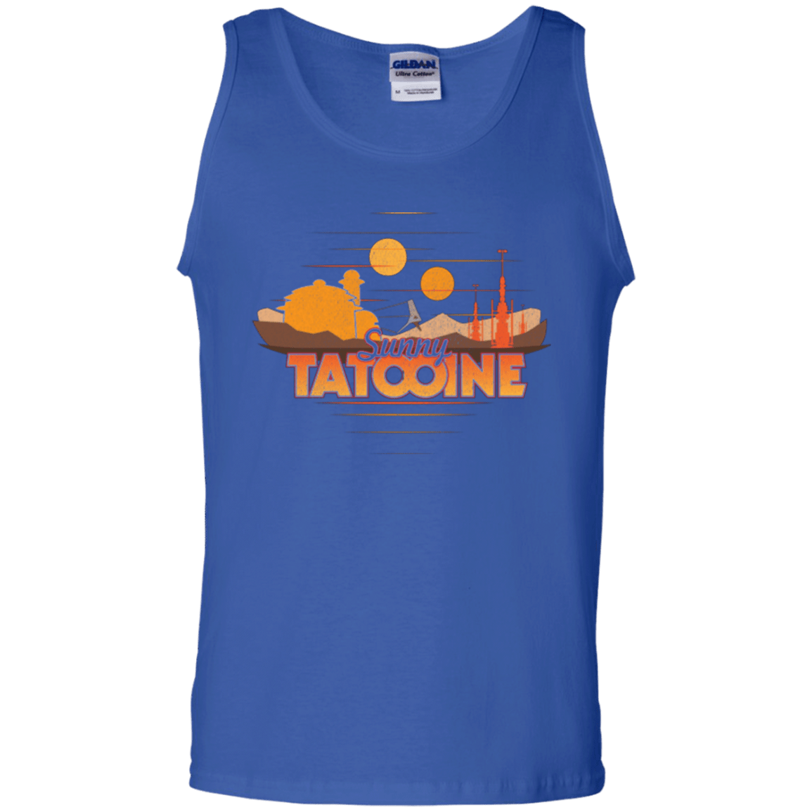 T-Shirts Royal / S Sunny Tatooine Men's Tank Top