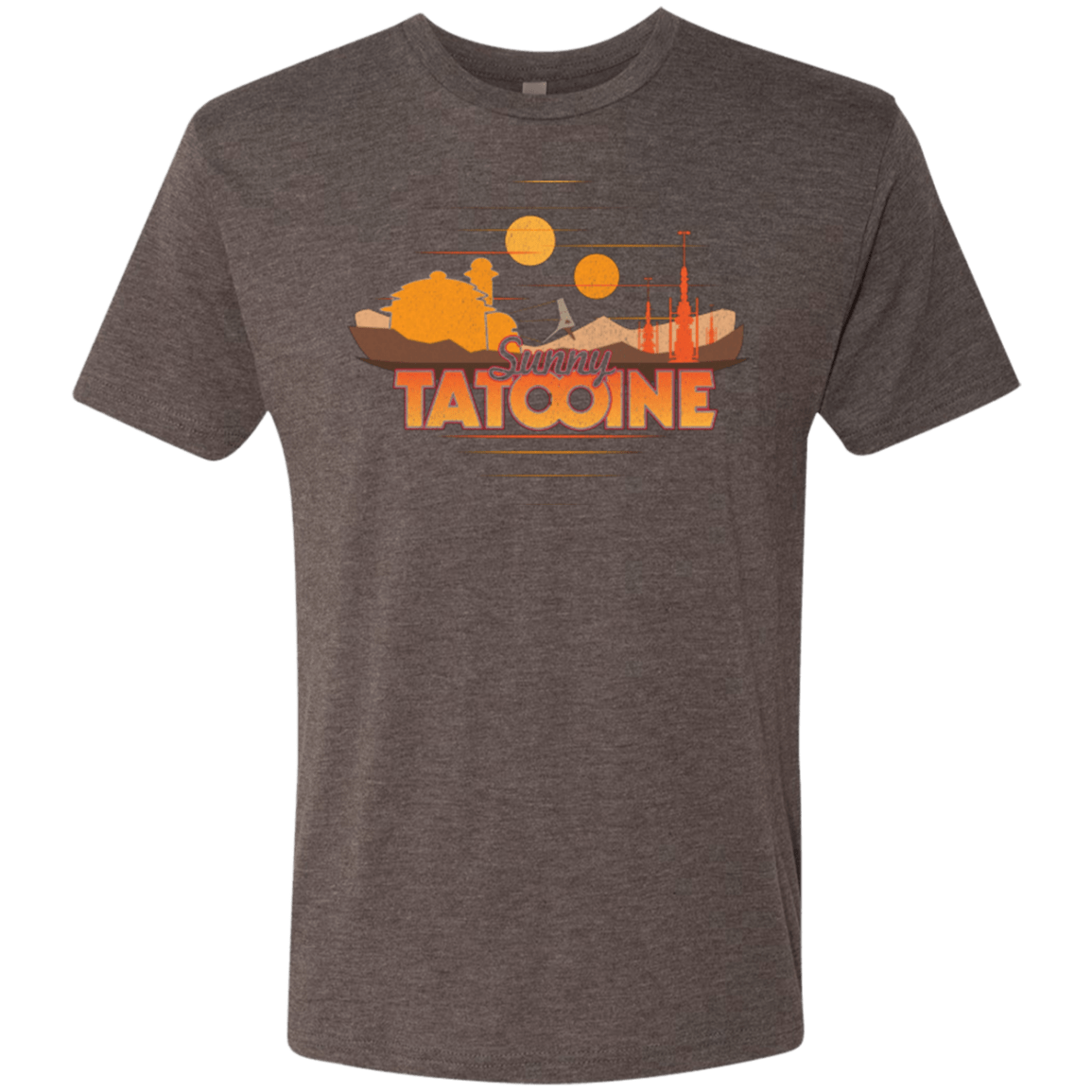 T-Shirts Macchiato / S Sunny Tatooine Men's Triblend T-Shirt