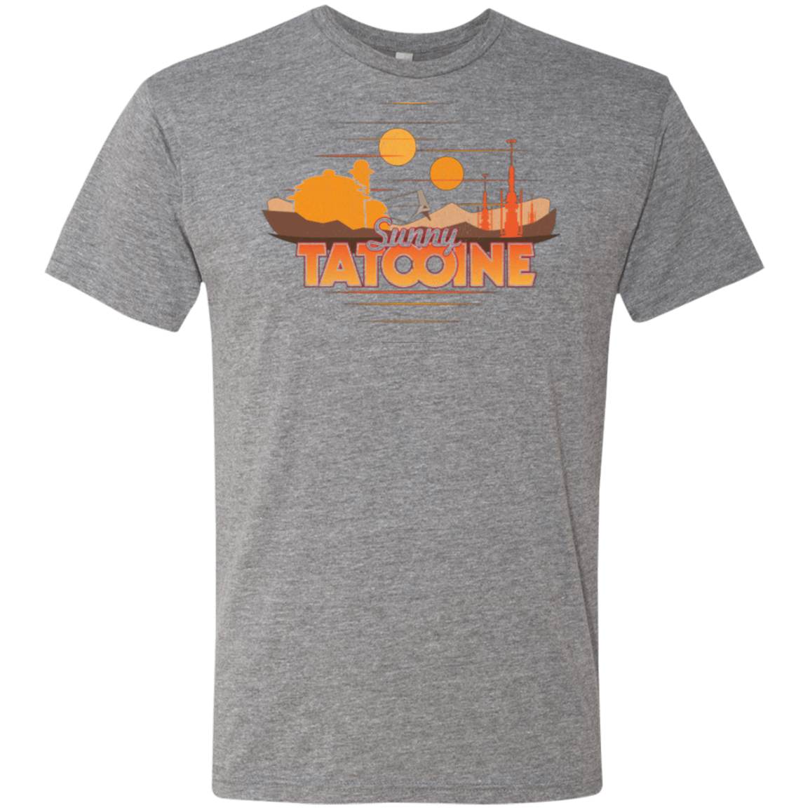 T-Shirts Premium Heather / S Sunny Tatooine Men's Triblend T-Shirt