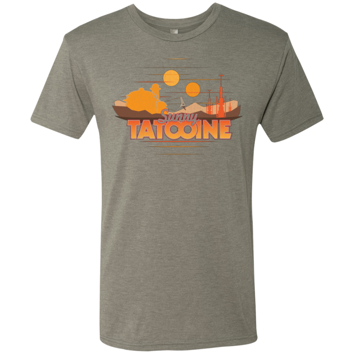 T-Shirts Venetian Grey / S Sunny Tatooine Men's Triblend T-Shirt