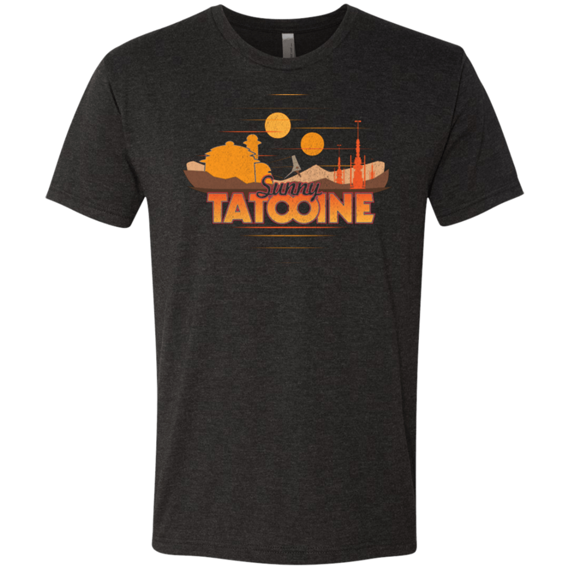 T-Shirts Vintage Black / S Sunny Tatooine Men's Triblend T-Shirt