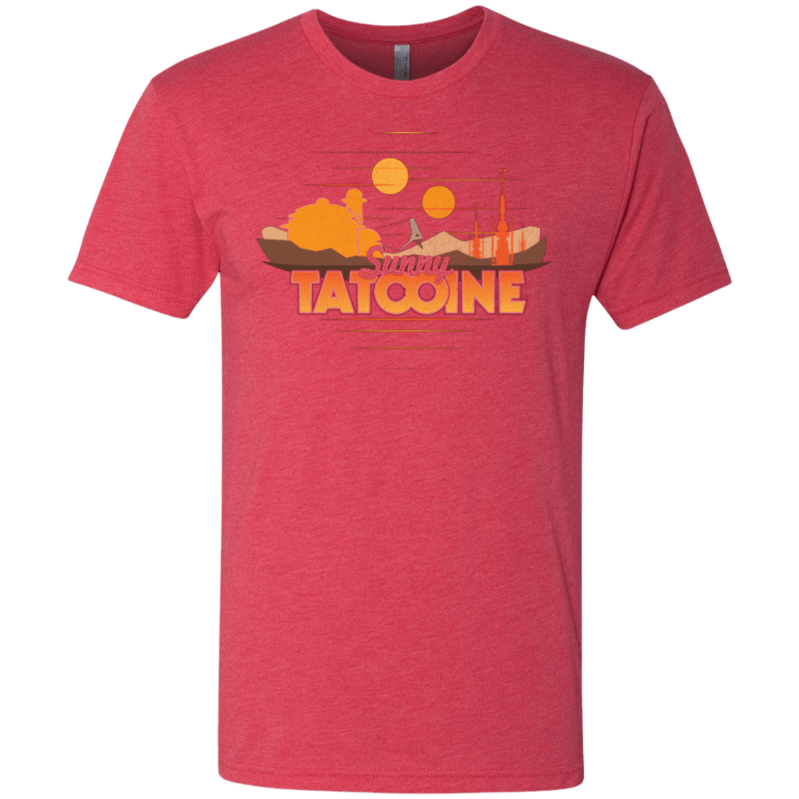 T-Shirts Vintage Red / S Sunny Tatooine Men's Triblend T-Shirt