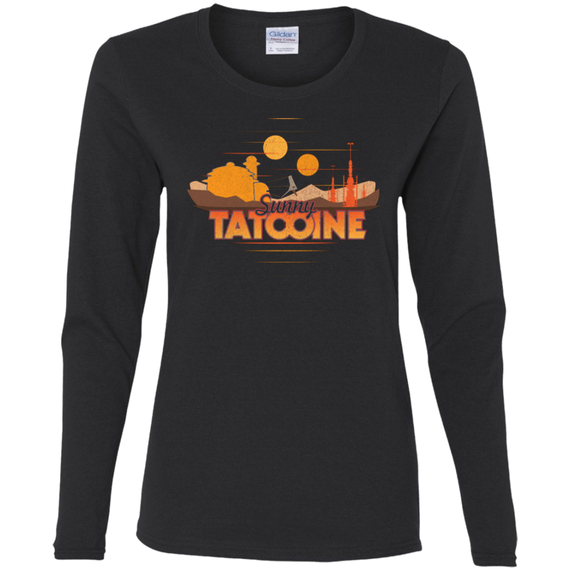 T-Shirts Black / S Sunny Tatooine Women's Long Sleeve T-Shirt