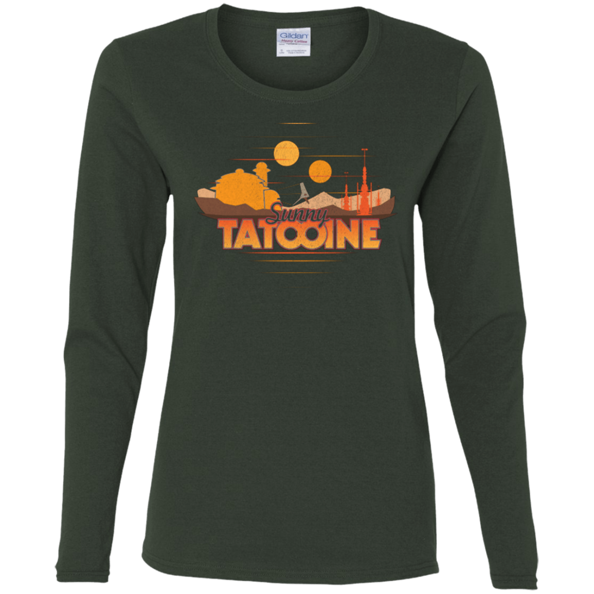 T-Shirts Forest / S Sunny Tatooine Women's Long Sleeve T-Shirt