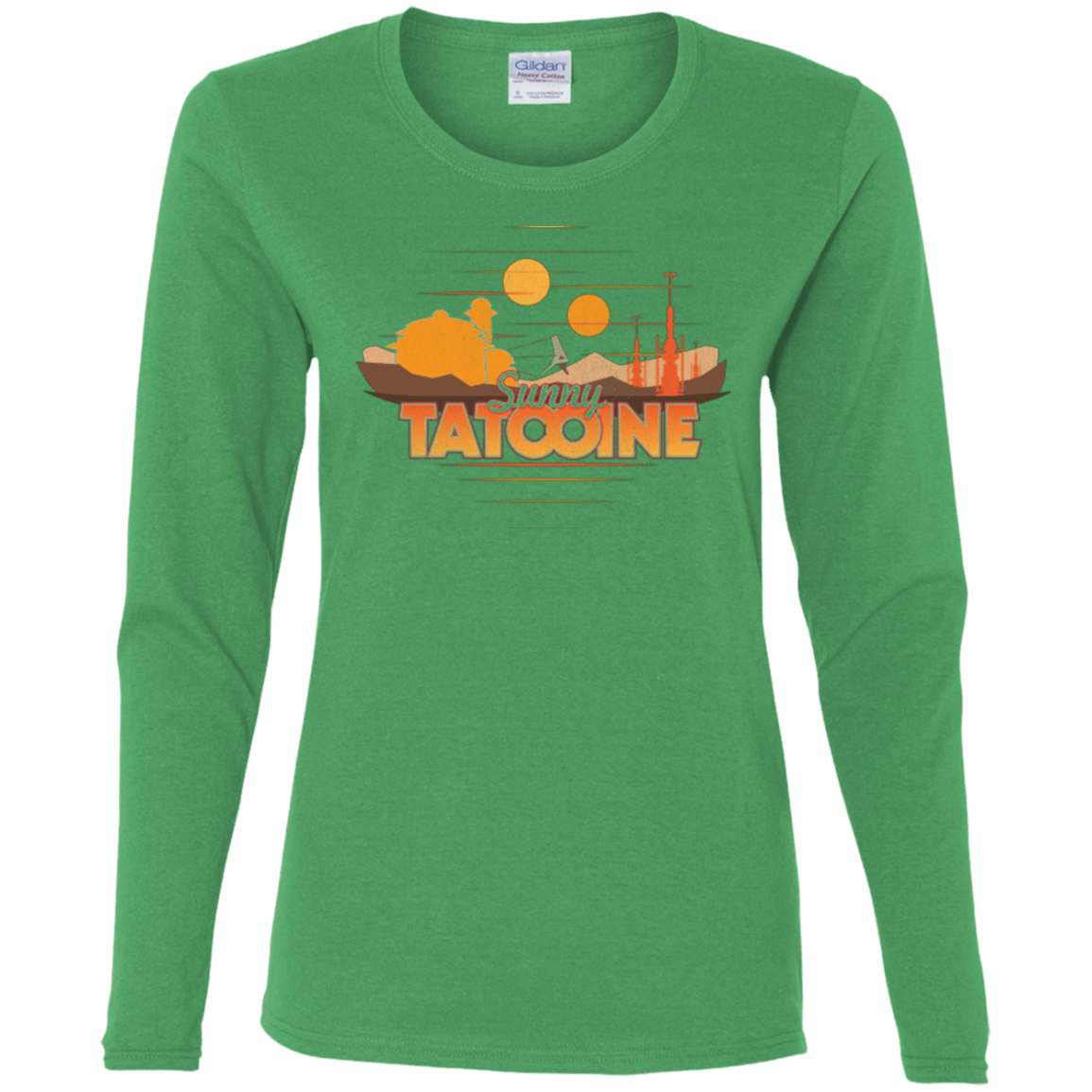 T-Shirts Irish Green / S Sunny Tatooine Women's Long Sleeve T-Shirt