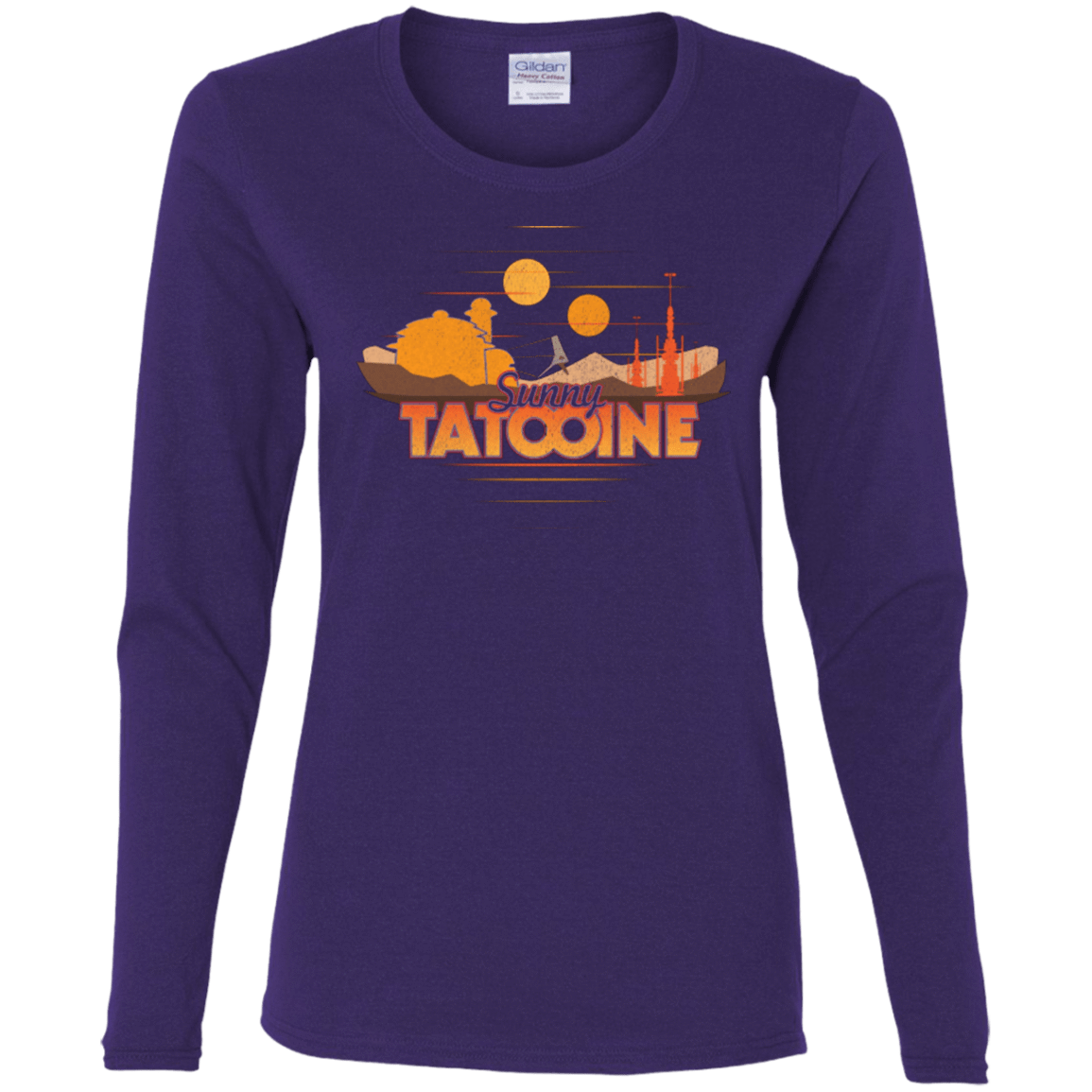 T-Shirts Purple / S Sunny Tatooine Women's Long Sleeve T-Shirt