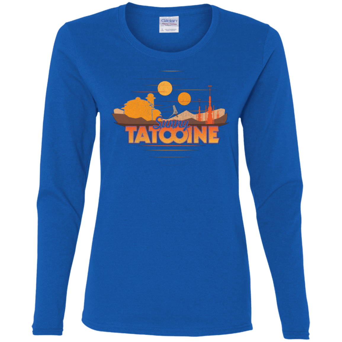 T-Shirts Royal / S Sunny Tatooine Women's Long Sleeve T-Shirt