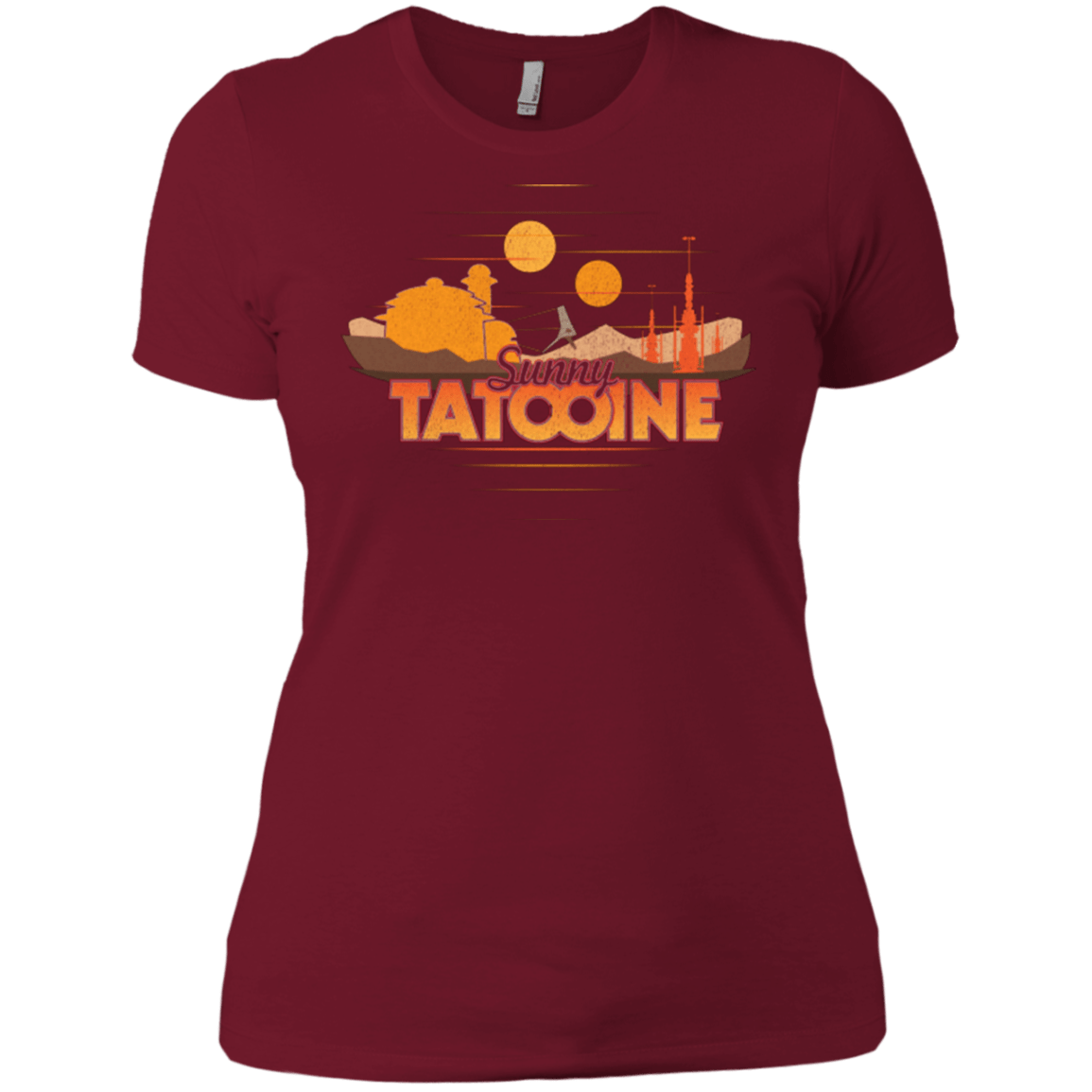 T-Shirts Scarlet / X-Small Sunny Tatooine Women's Premium T-Shirt