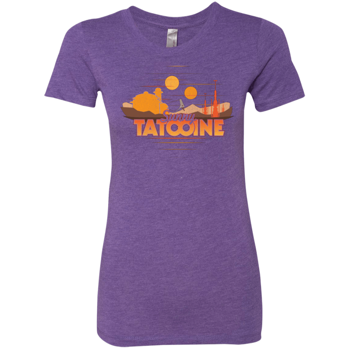 T-Shirts Purple Rush / S Sunny Tatooine Women's Triblend T-Shirt