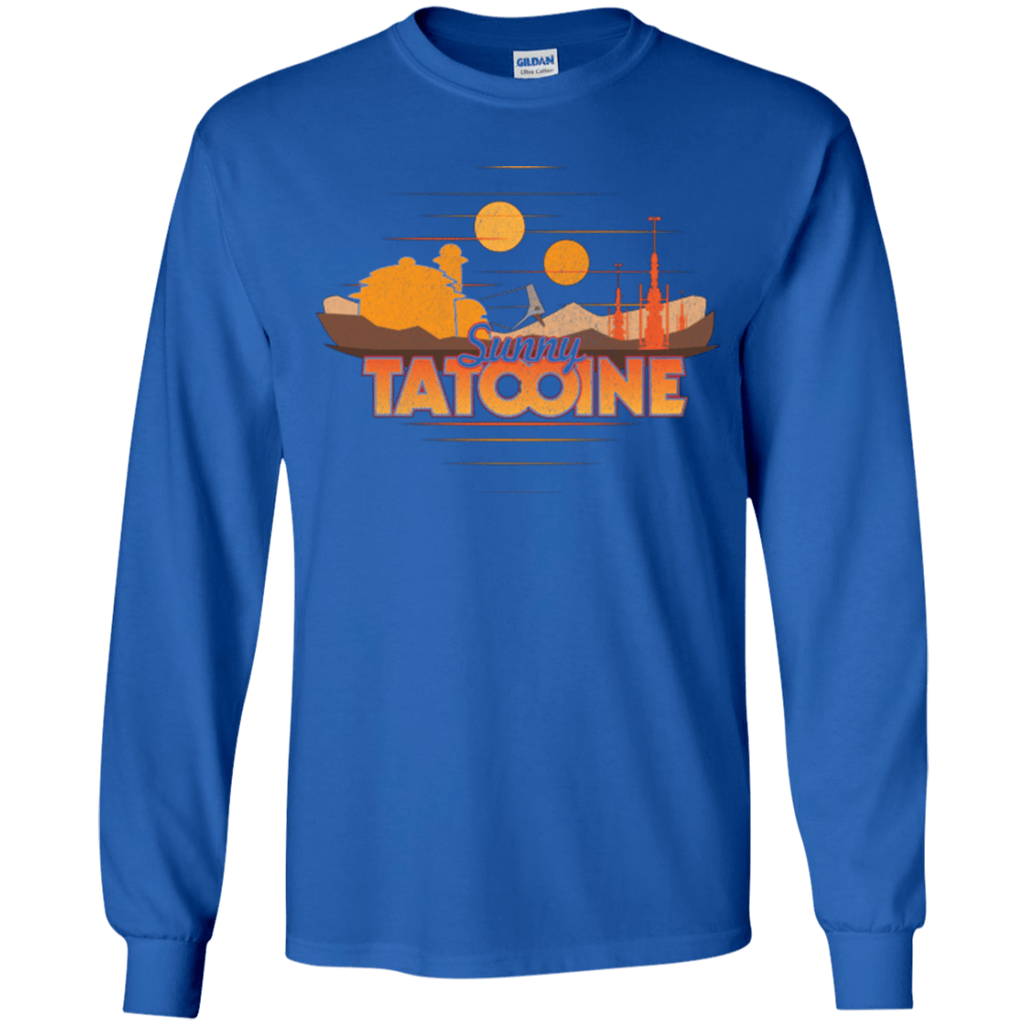 T-Shirts Royal / YS Sunny Tatooine Youth Long Sleeve T-Shirt