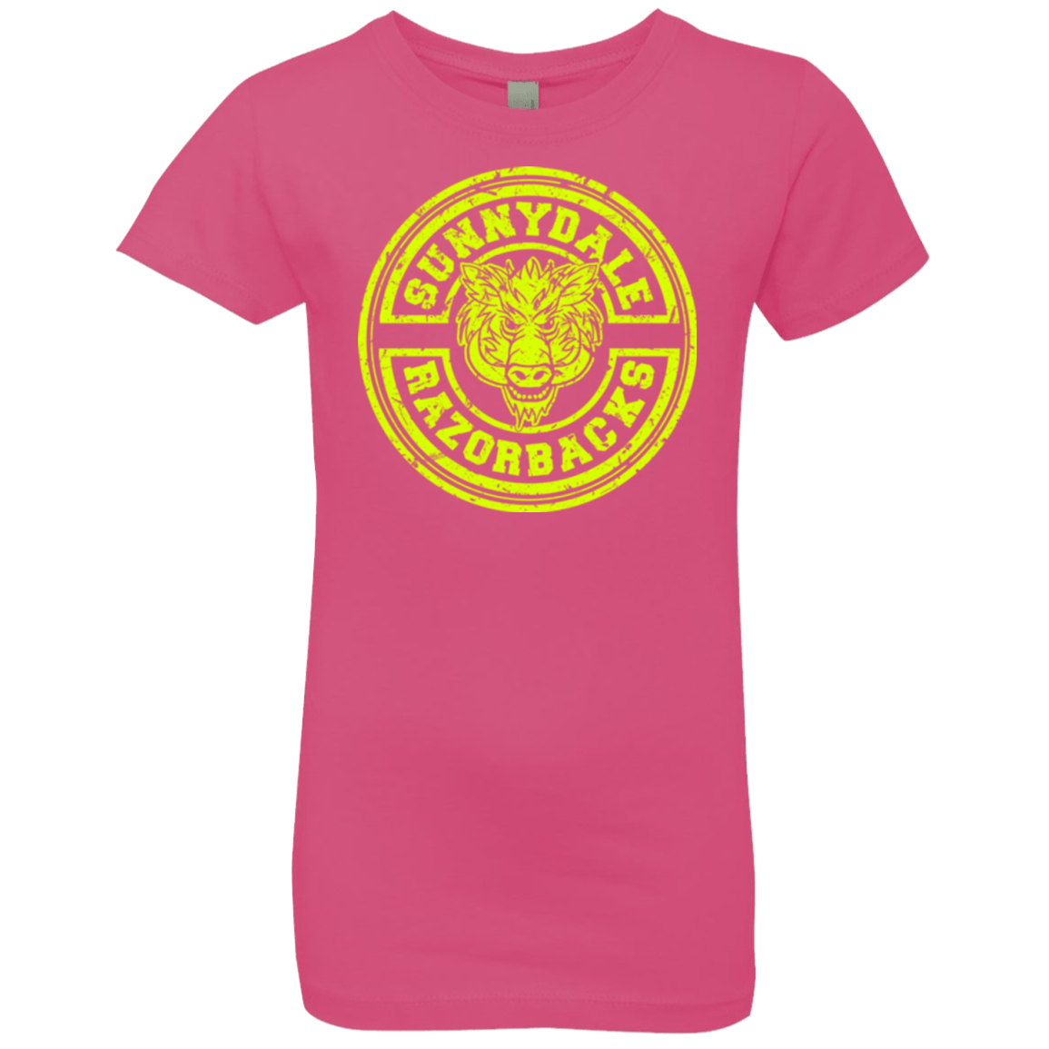 T-Shirts Hot Pink / YXS Sunnydale razorbacks Girls Premium T-Shirt