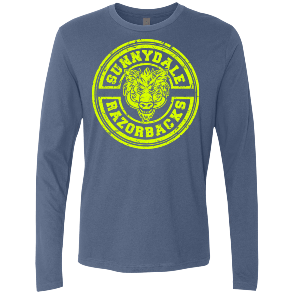 T-Shirts Indigo / Small Sunnydale razorbacks Men's Premium Long Sleeve