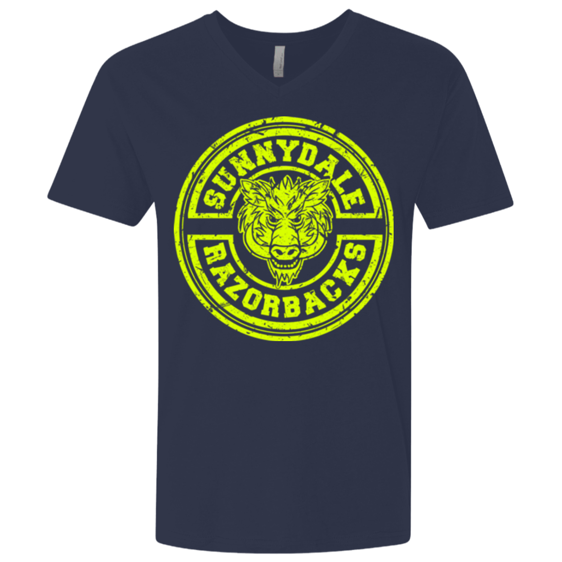 T-Shirts Midnight Navy / X-Small Sunnydale razorbacks Men's Premium V-Neck