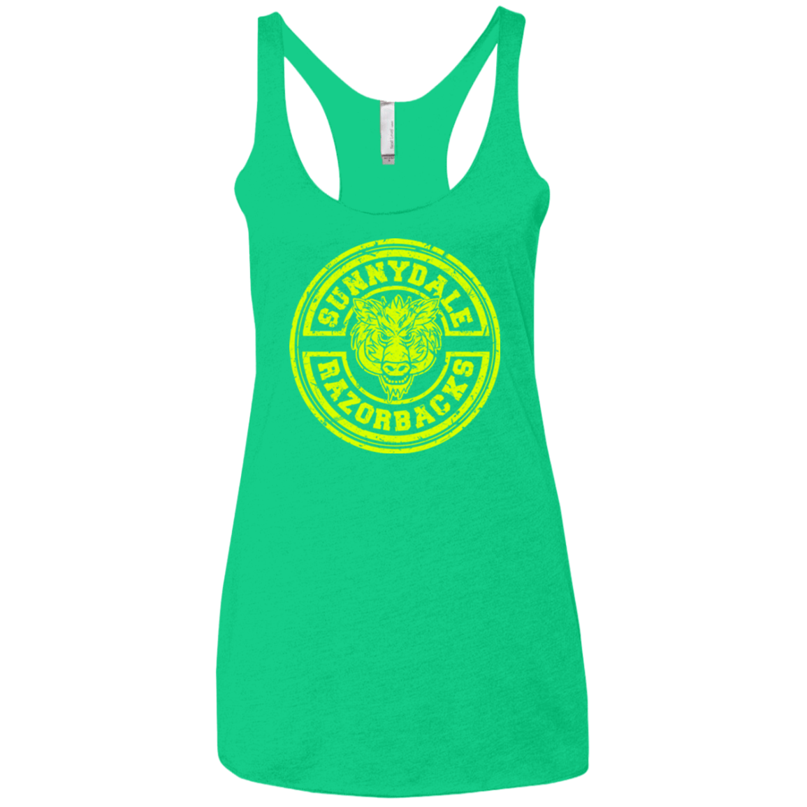 T-Shirts Envy / X-Small Sunnydale razorbacks Women's Triblend Racerback Tank