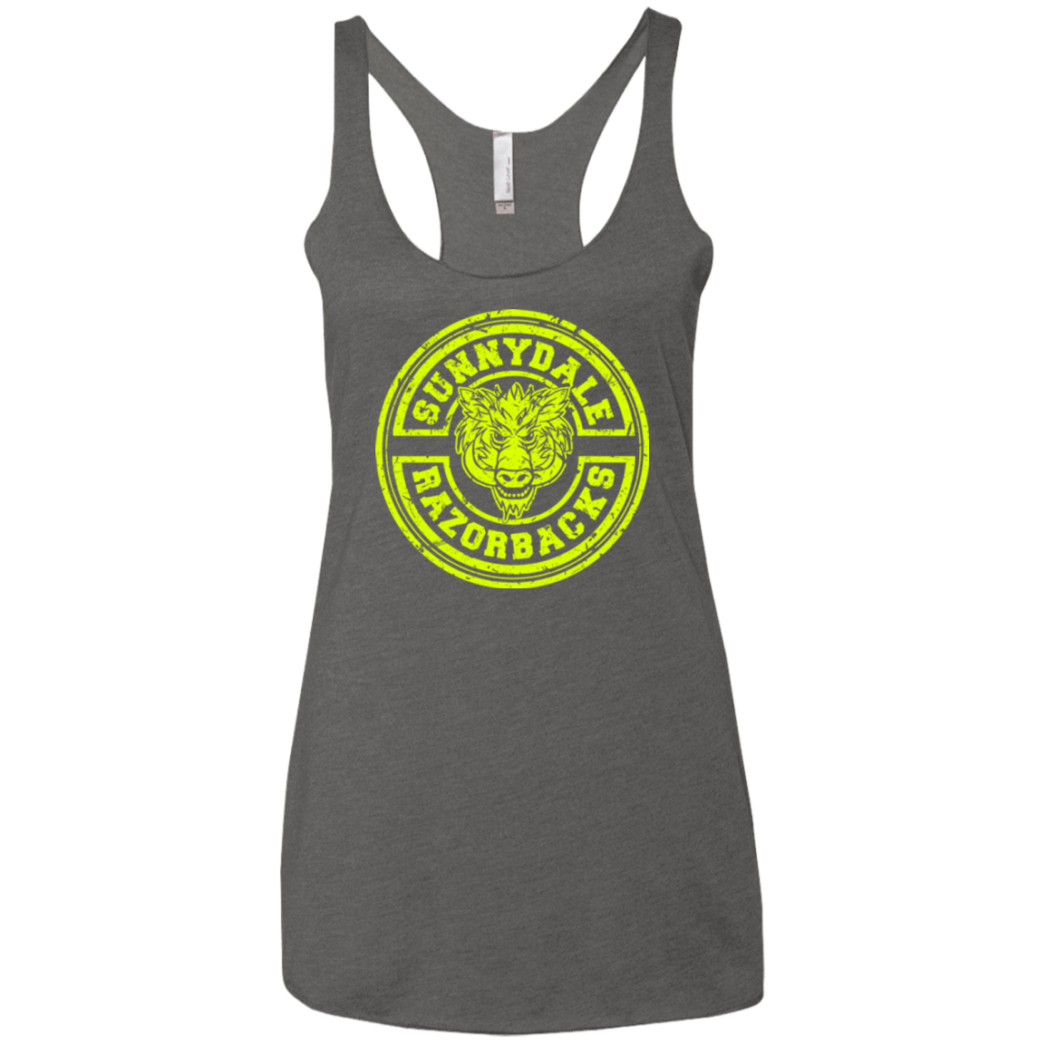 T-Shirts Premium Heather / X-Small Sunnydale razorbacks Women's Triblend Racerback Tank